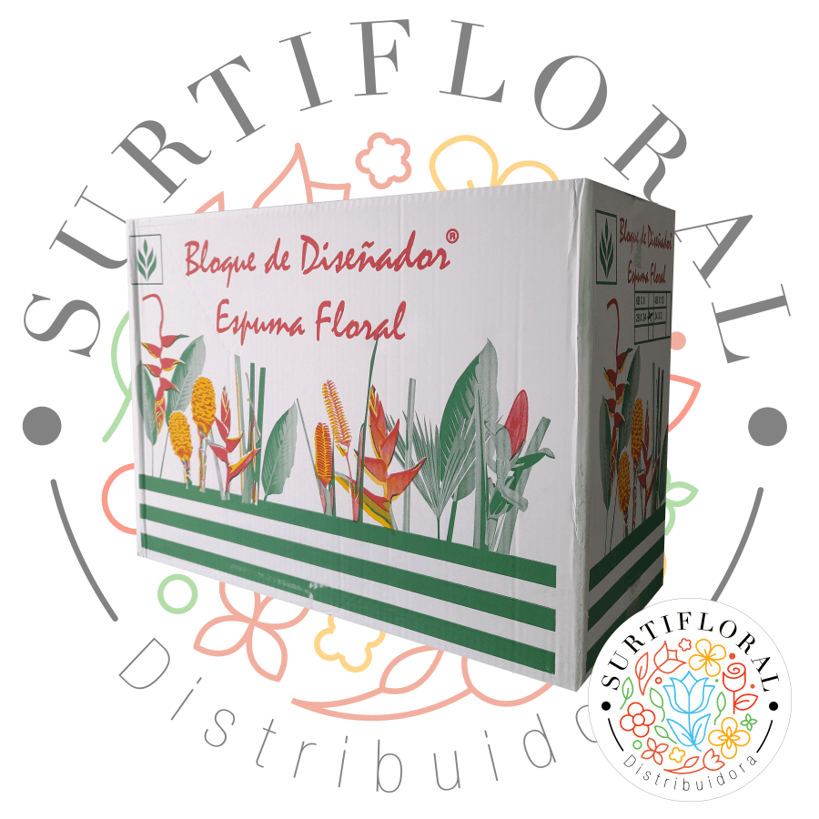 Caja de bloques de espuma floral Diseñador